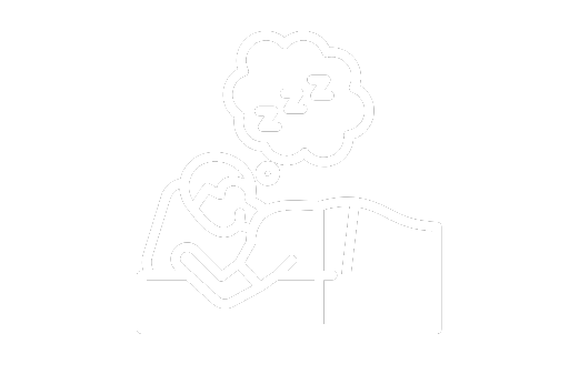 Icon person sleeping soundly