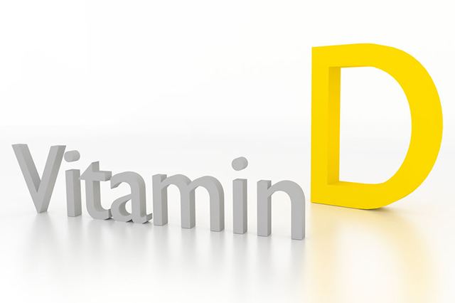 Graphic with the words Vitamin D